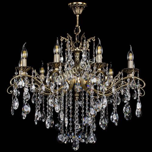 Люстра бронзовая Милана №9 звездочка в Подольске Гусь Хрустальный