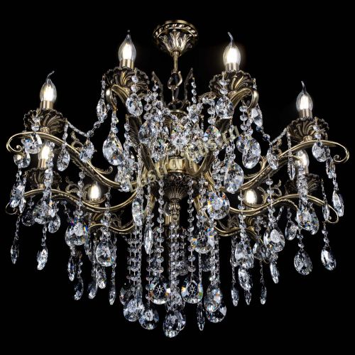 Люстра бронзовая Милана №9 звездочка в Подольске Гусь Хрустальный