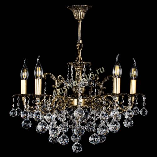 Люстра бронзовая Муза №5 шар в Подольске Гусь Хрустальный