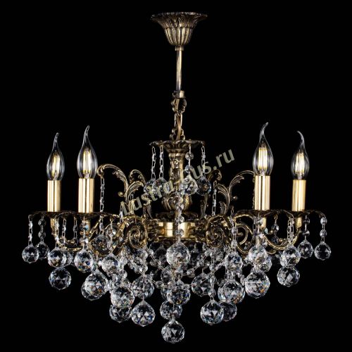 Люстра бронзовая Муза №5 шар в Подольске Гусь Хрустальный