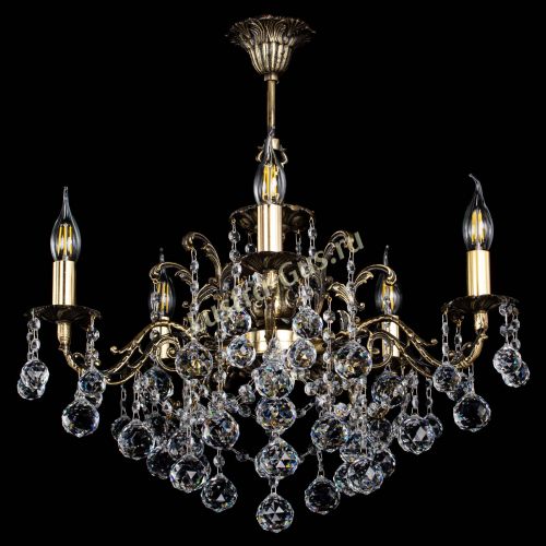 Люстра бронзовая Муза №5 шар в Подольске Гусь Хрустальный