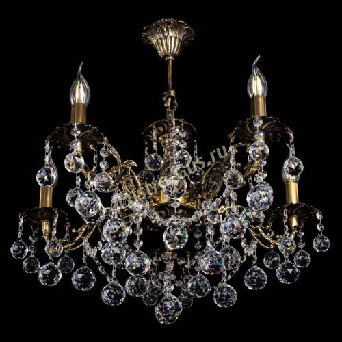 Люстра бронзовая Муза №5 шар в Подольске Гусь Хрустальный