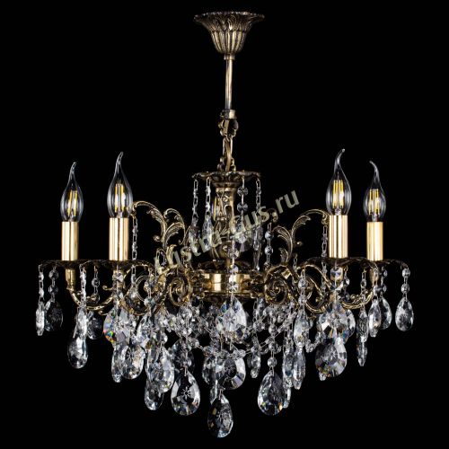 Люстра бронзовая Муза №5 звездочка в Подольске Гусь Хрустальный