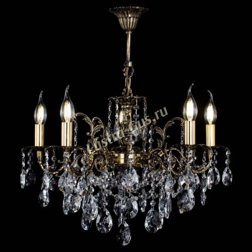 Люстра бронзовая Муза №5 звездочка в Подольске Гусь Хрустальный