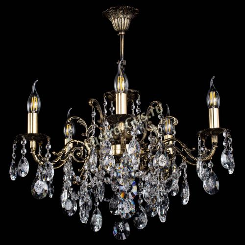 Люстра бронзовая Муза №5 звездочка в Подольске Гусь Хрустальный