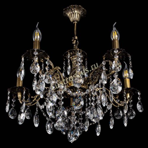 Люстра бронзовая Муза №5 звездочка в Подольске Гусь Хрустальный