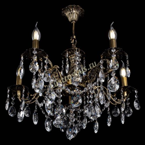 Люстра бронзовая Муза №5 звездочка в Подольске Гусь Хрустальный