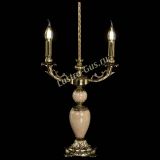 Бронзовая настольная лампа Антик №2 с камнем в Подольске