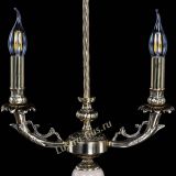 Бронзовая настольная лампа Антик №2 с камнем в Подольске