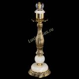 Бронзовая настольная лампа Оникс №1 с абажуром в Подольске