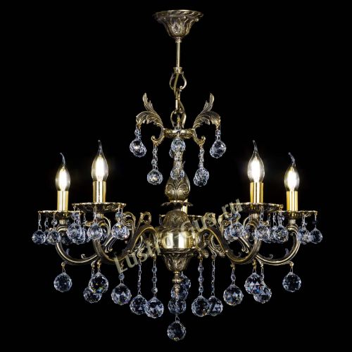 Люстра бронзовая Олимпия №5/1 шар в Подольске Гусь Хрустальный