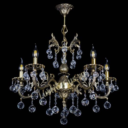 Люстра бронзовая Олимпия №5/1 шар в Подольске Гусь Хрустальный