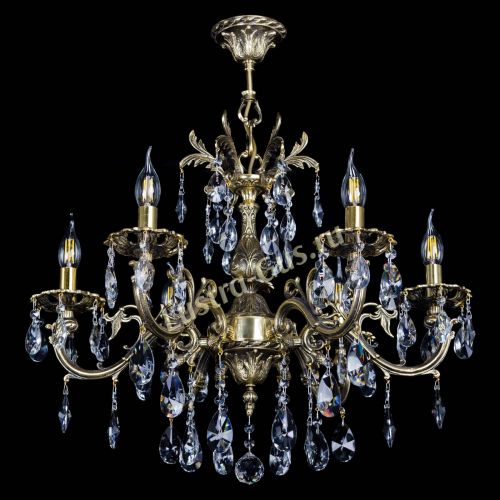 Люстра бронзовая Олимпия №6/1 лучик в Подольске Гусь Хрустальный