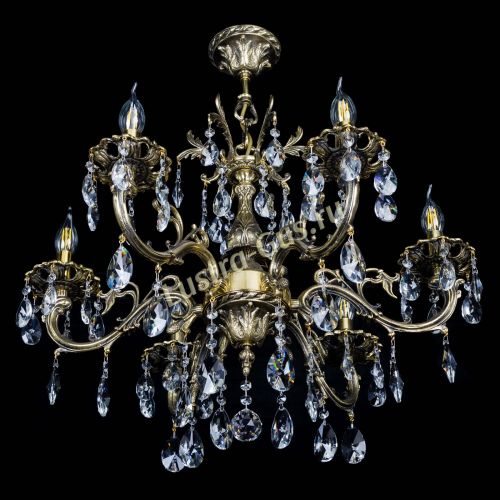 Люстра бронзовая Олимпия №6/1 лучик в Подольске Гусь Хрустальный