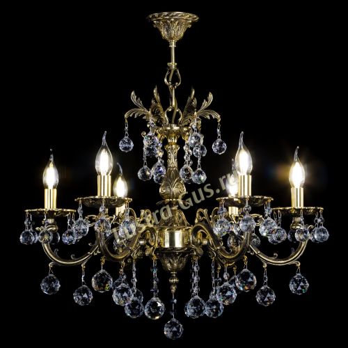 Люстра бронзовая Олимпия №6/1 шар в Подольске Гусь Хрустальный