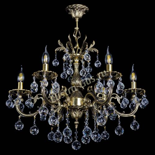 Люстра бронзовая Олимпия №6/1 шар в Подольске Гусь Хрустальный