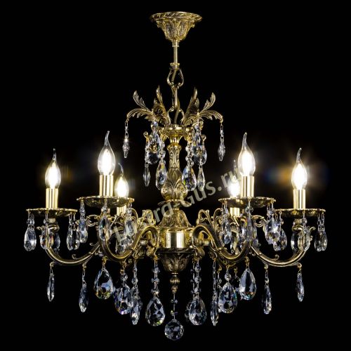 Люстра бронзовая Олимпия №6/1 журавлик в Подольске Гусь Хрустальный