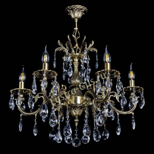 Люстра бронзовая Олимпия №6/1 журавлик в Подольске Гусь Хрустальный