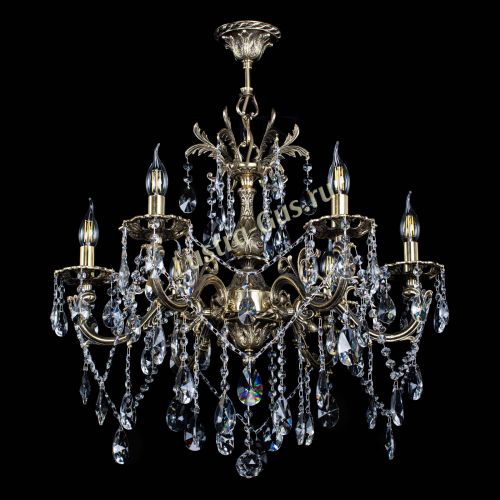 Люстра бронзовая Олимпия №6/3 лучик в Подольске Гусь Хрустальный