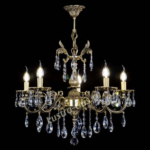 Люстра бронзовая Олимпия №5/1 журавлик в Подольске Гусь Хрустальный