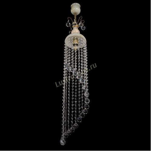 Люстра бронзовая Оникс №1/2 шар в Подольске Гусь Хрустальный