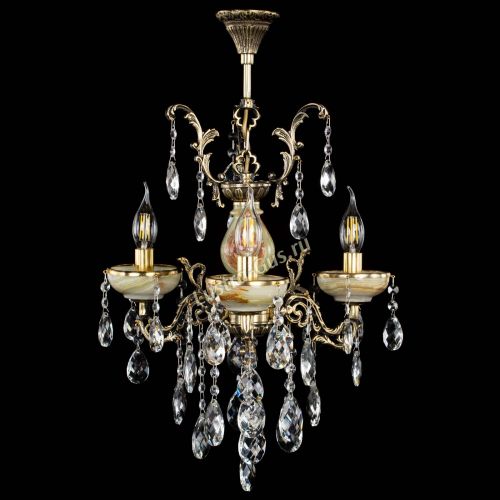 Люстра бронзовая Оникс №3/1 баден в Подольске Гусь Хрустальный