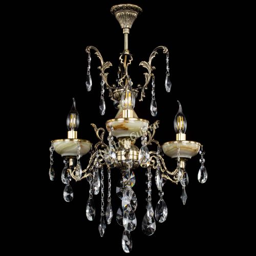 Люстра бронзовая Оникс №3/1 лучик в Подольске Гусь Хрустальный