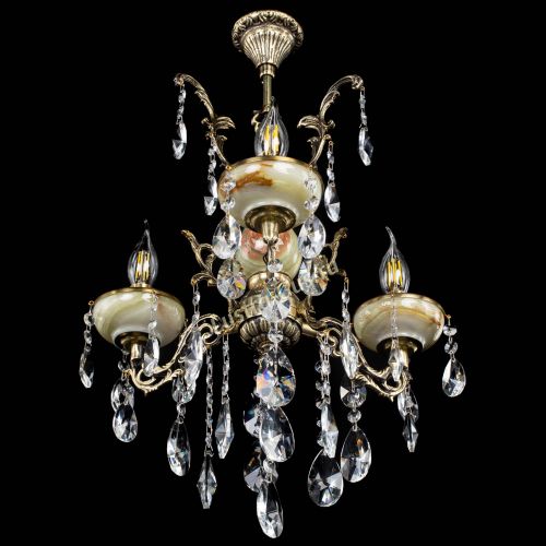 Люстра бронзовая Оникс №3/1 лучик в Подольске Гусь Хрустальный