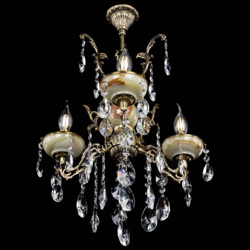 Люстра бронзовая Оникс №3/1 лучик в Подольске Гусь Хрустальный