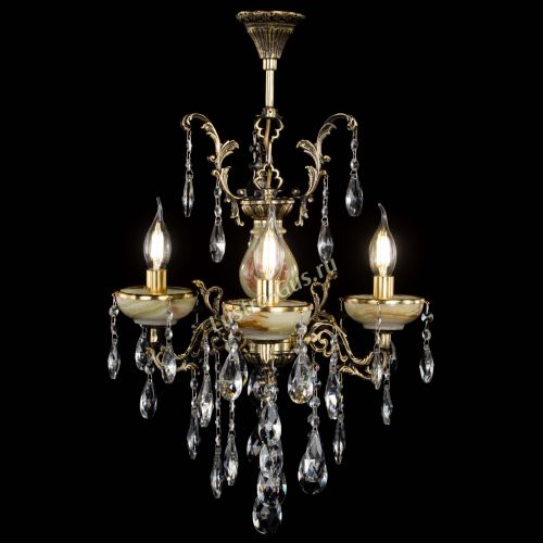 Люстра бронзовая Оникс №3/1 журавлик в Подольске Гусь Хрустальный