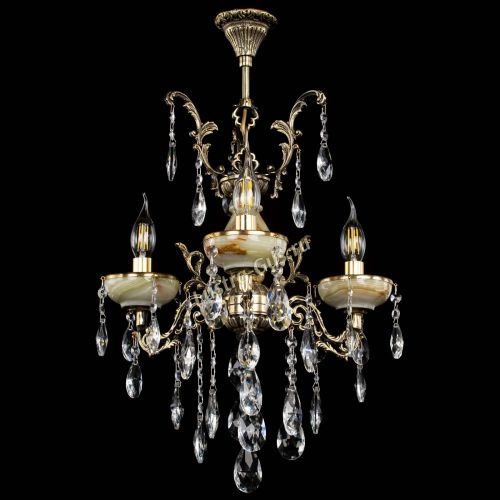 Люстра бронзовая Оникс №3/1 журавлик в Подольске Гусь Хрустальный