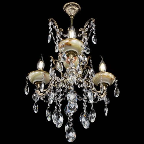 Люстра бронзовая Оникс №3/2 баден в Подольске Гусь Хрустальный