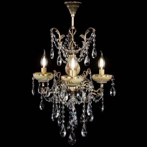 Люстра бронзовая Оникс №3/2 лучик в Подольске Гусь Хрустальный