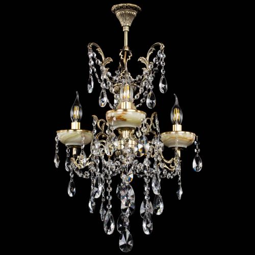 Люстра бронзовая Оникс №3/2 лучик в Подольске Гусь Хрустальный