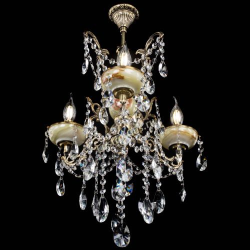 Люстра бронзовая Оникс №3/2 лучик в Подольске Гусь Хрустальный