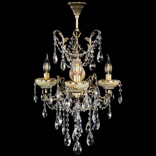 Люстра бронзовая Оникс №3/2 журавлик в Подольске Гусь Хрустальный