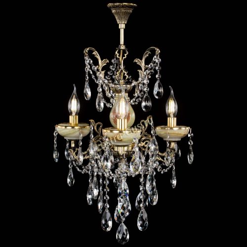 Люстра бронзовая Оникс №3/2 журавлик в Подольске Гусь Хрустальный