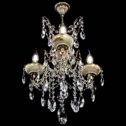 Люстра бронзовая Оникс №3/2 журавлик в Подольске Гусь Хрустальный