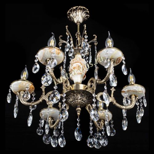 Люстра бронзовая Оникс №6/1 баден в Подольске Гусь Хрустальный