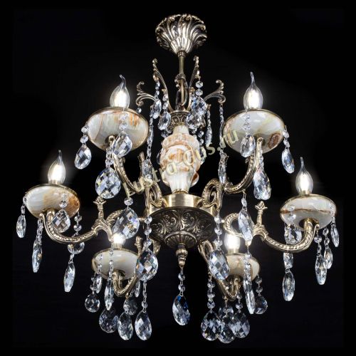 Люстра бронзовая Оникс №6/1 баден в Подольске Гусь Хрустальный