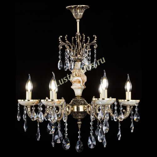 Люстра бронзовая Оникс №6/1 лучик в Подольске Гусь Хрустальный