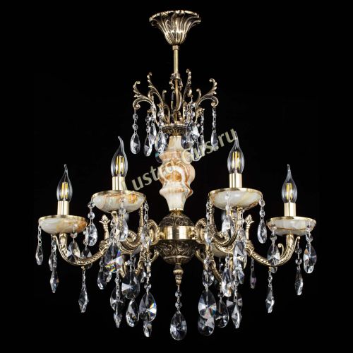 Люстра бронзовая Оникс №6/1 лучик в Подольске Гусь Хрустальный