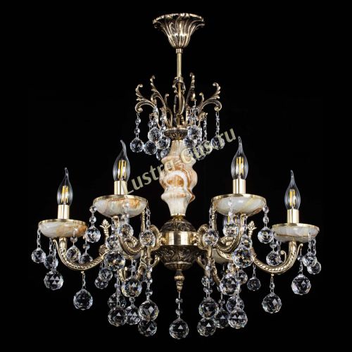 Люстра бронзовая Оникс №6/1 шар в Подольске Гусь Хрустальный