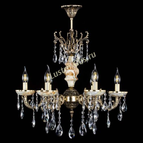 Люстра бронзовая Оникс №6/1 журавлик в Подольске Гусь Хрустальный