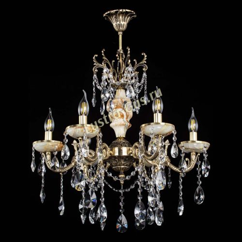 Люстра бронзовая Оникс №6/2 лучик в Подольске Гусь Хрустальный