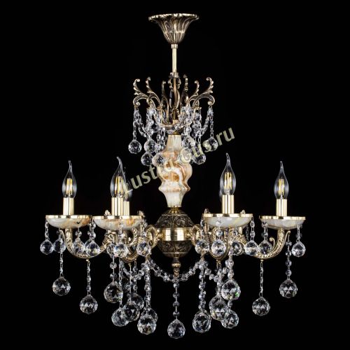 Люстра бронзовая Оникс №6/2 шар в Подольске Гусь Хрустальный