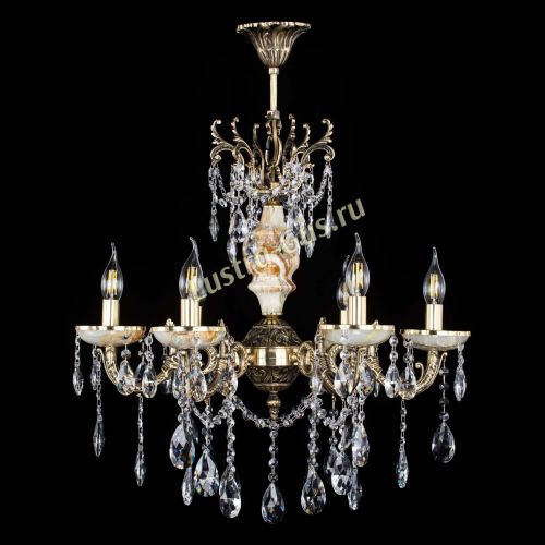 Люстра бронзовая Оникс №6/2 журавлик в Подольске Гусь Хрустальный