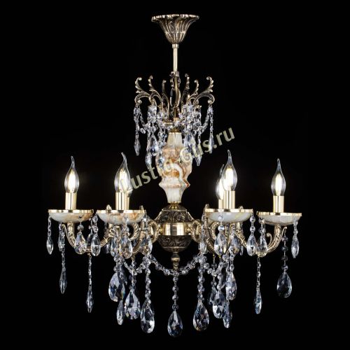 Люстра бронзовая Оникс №6/2 журавлик в Подольске Гусь Хрустальный