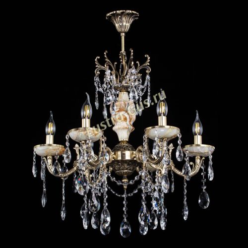 Люстра бронзовая Оникс №6/2 журавлик в Подольске Гусь Хрустальный