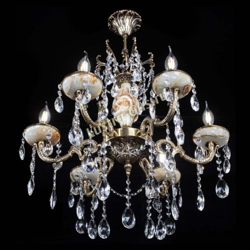 Люстра бронзовая Оникс №6/2 журавлик в Подольске Гусь Хрустальный